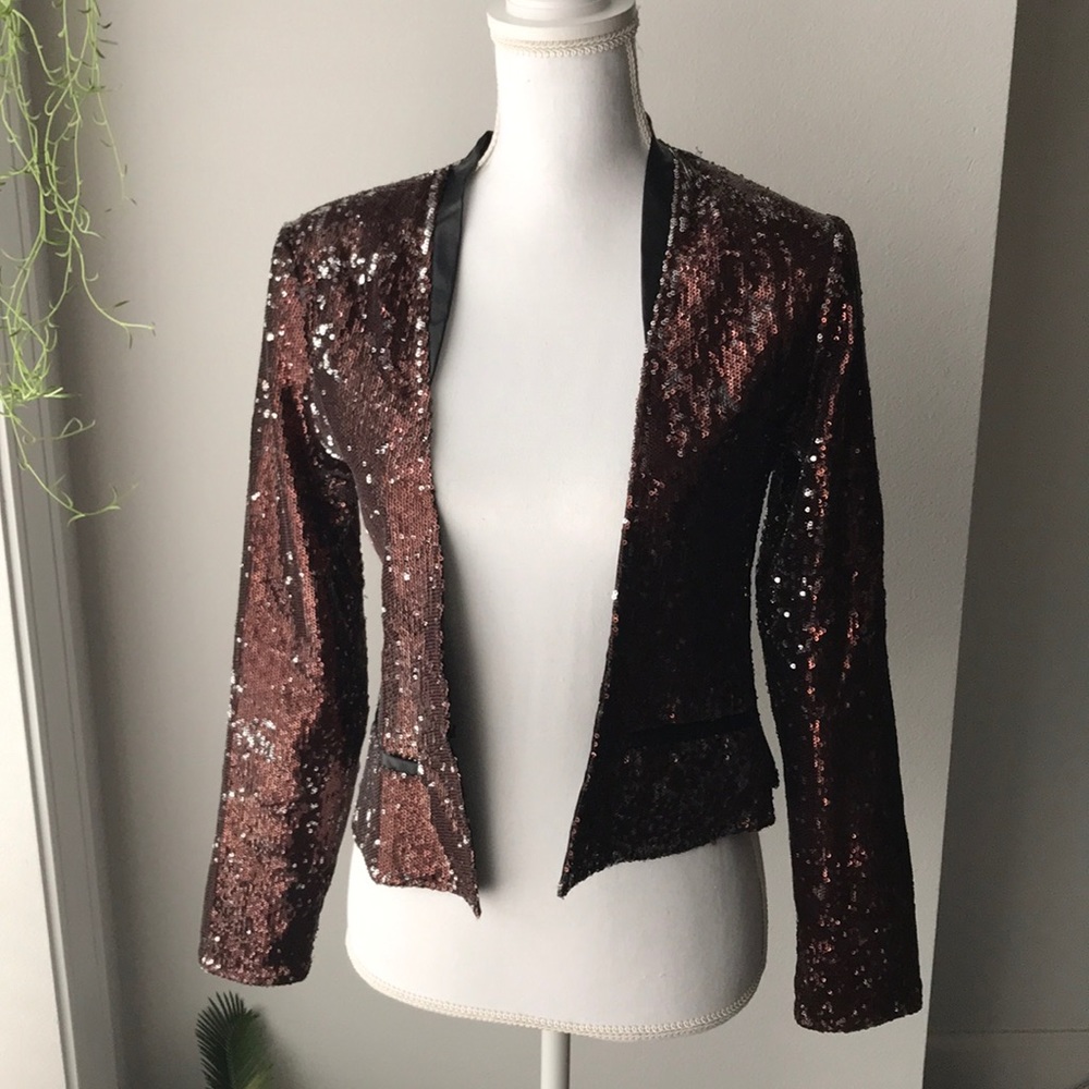 Bronze Sequin Blazer